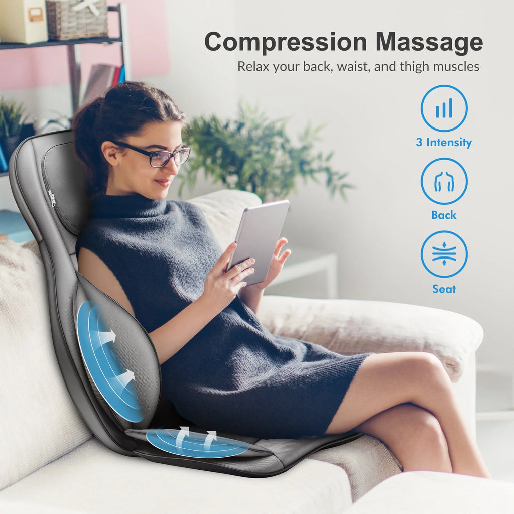 Electric Kneading Massage Chair Pad V9367