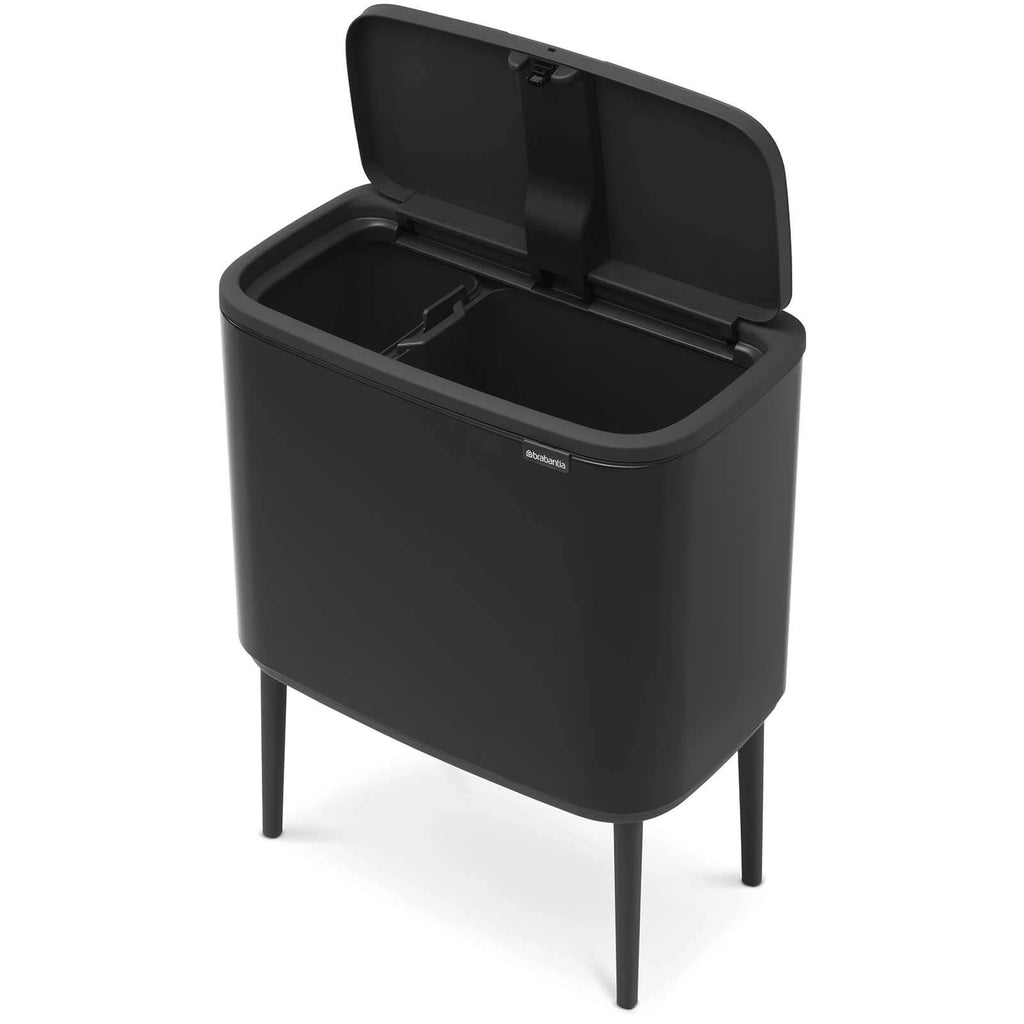 Black Trash Can F40926
