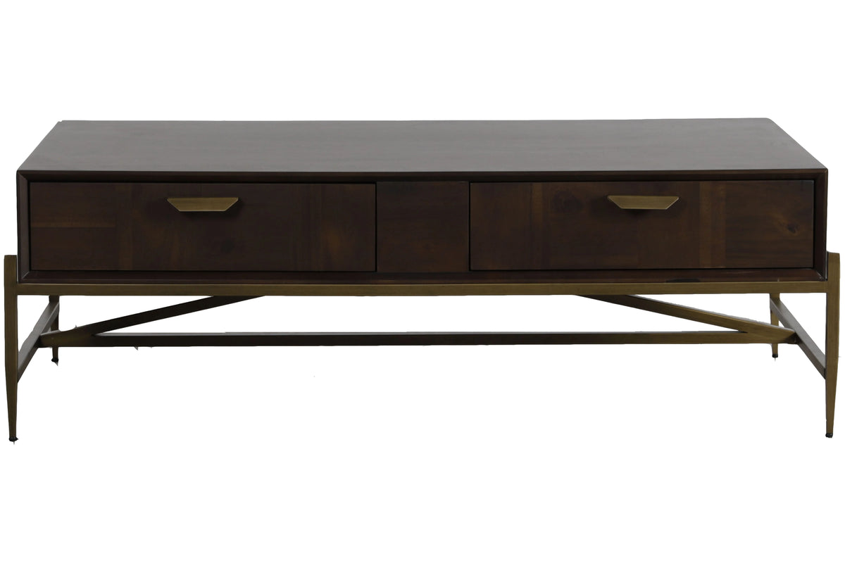Modern Acacia Brass Coffee Table T478968