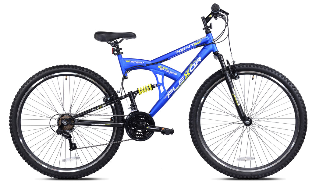 Blue 29 in. Dual Suspension Mountain Bike K7055