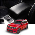 Center Console Cover Armrest Cover Console Lid Pads Carbon Fiber J623273