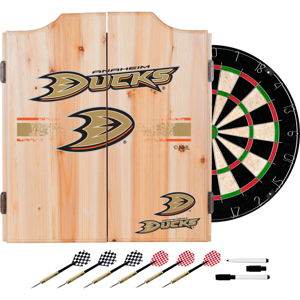 Dart Cabinet Set with Darts and Board O6196