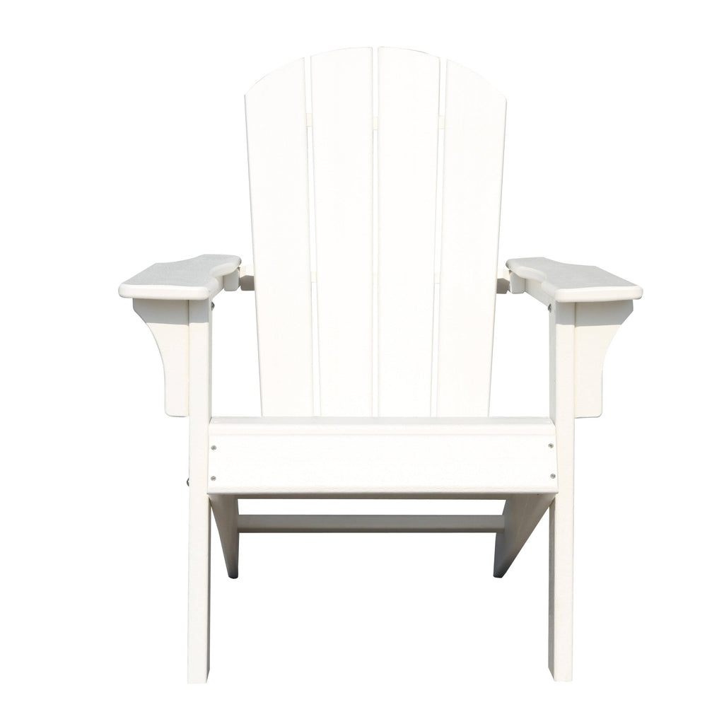 White Plastic Outdoor Adirondack Chair D525016
