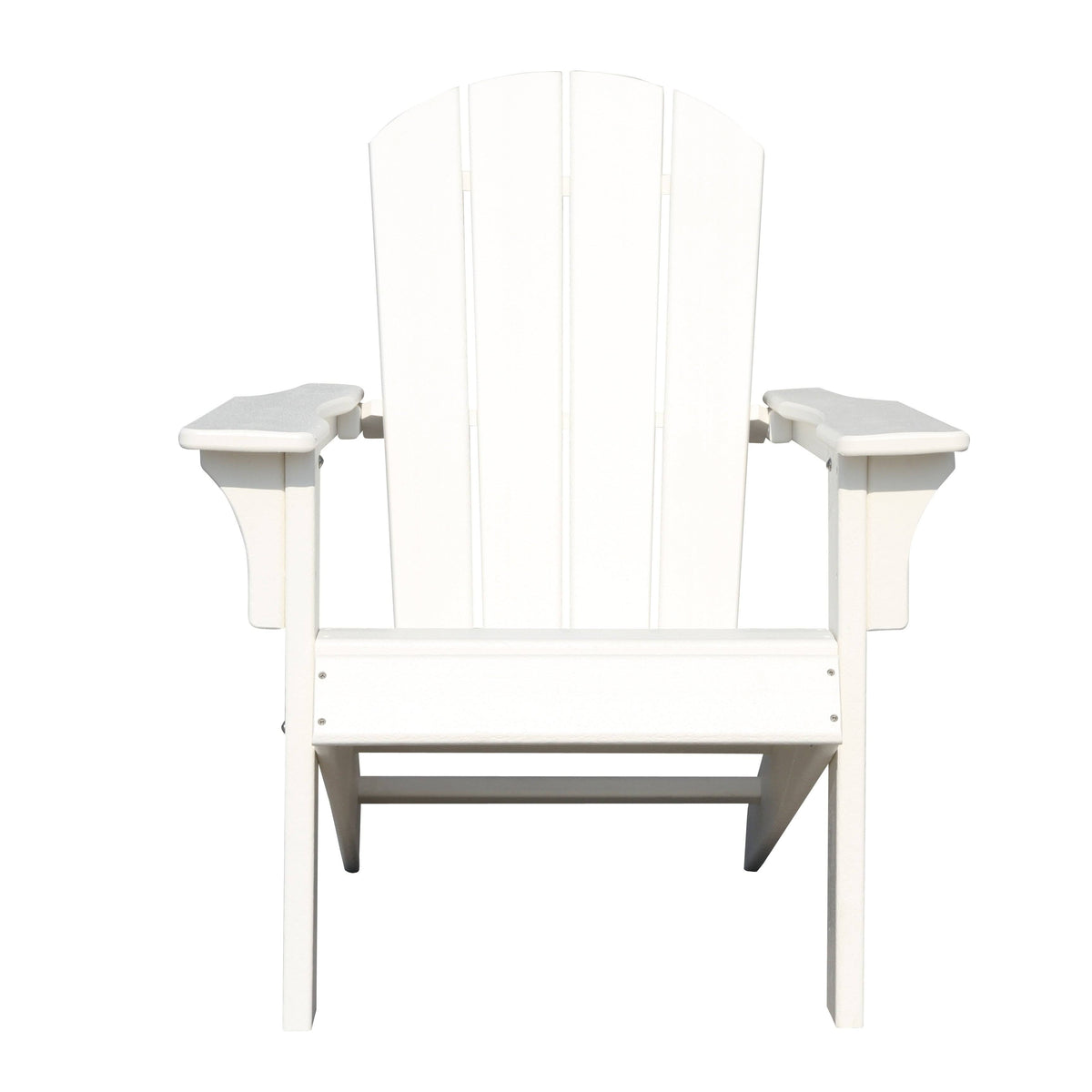 White Plastic Outdoor Adirondack Chair D525016