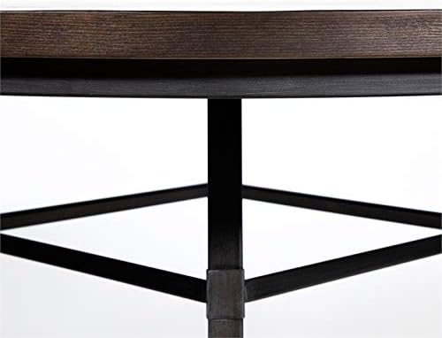 45 Round Counter Height Dining Table in Weathered Brown Gray H2703