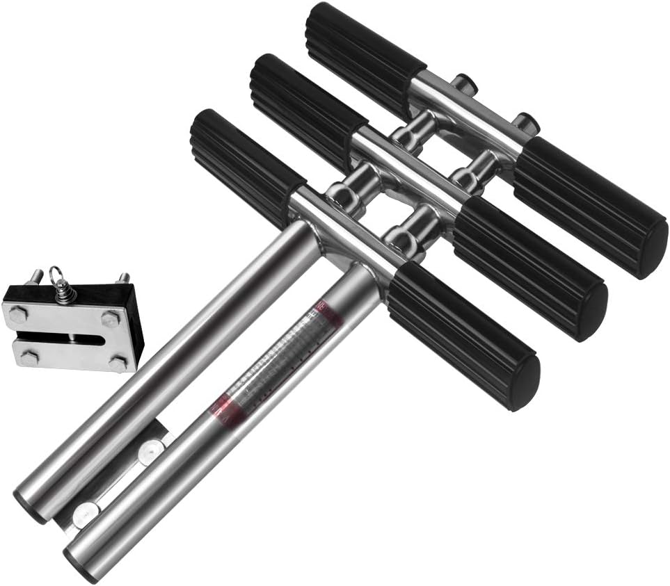 Dual Vertical Telescoping 3 Step Stainless Steel Boat Ladder I417