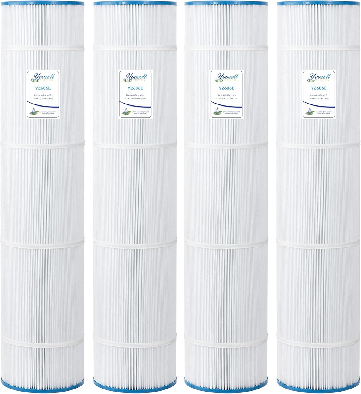 Swimming Pool Replacement Filter Cartridge 4Pack J217915
