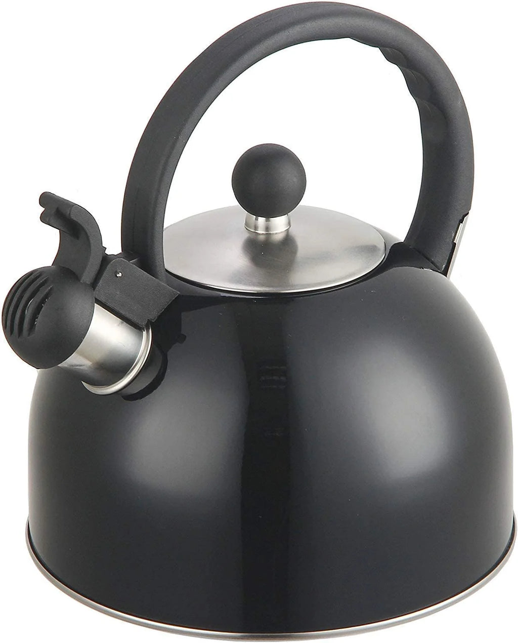 2 Liter Black Stainless Steel Whistling Tea Kettle G1902