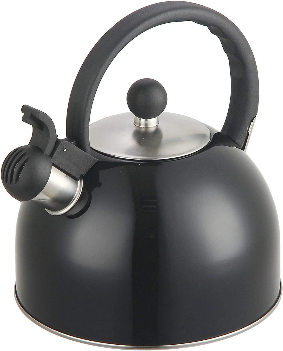 2 Liter Black Stainless Steel Whistling Tea Kettle G1902