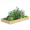 Beige Cedar Raised Garden Kit A4817