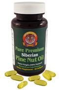 Pure Siberian Pine Nut Oil Capsules Cold Pressed 90 Count H27640