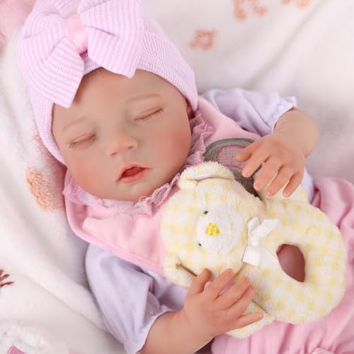 17-Inch Soft Body Realistic Newborn Baby Dolls with Toy Accessories X929