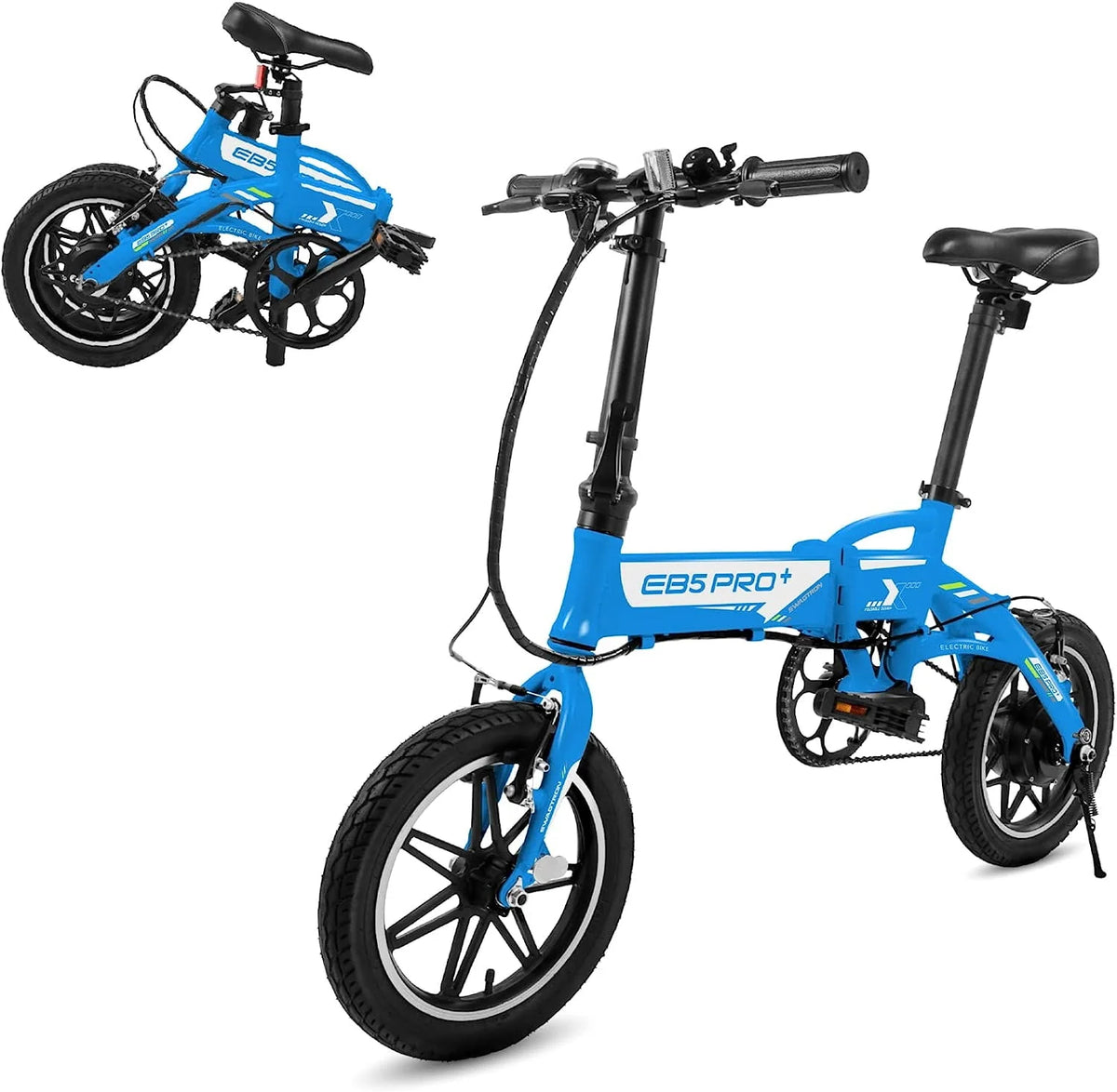 Lightweight Aluminum Folding Electric Bike with Pedals F42194