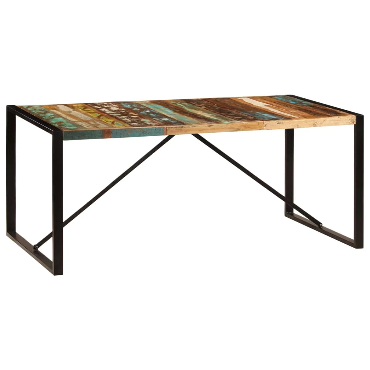 Solid Reclaimed Wood Dining Table N722
