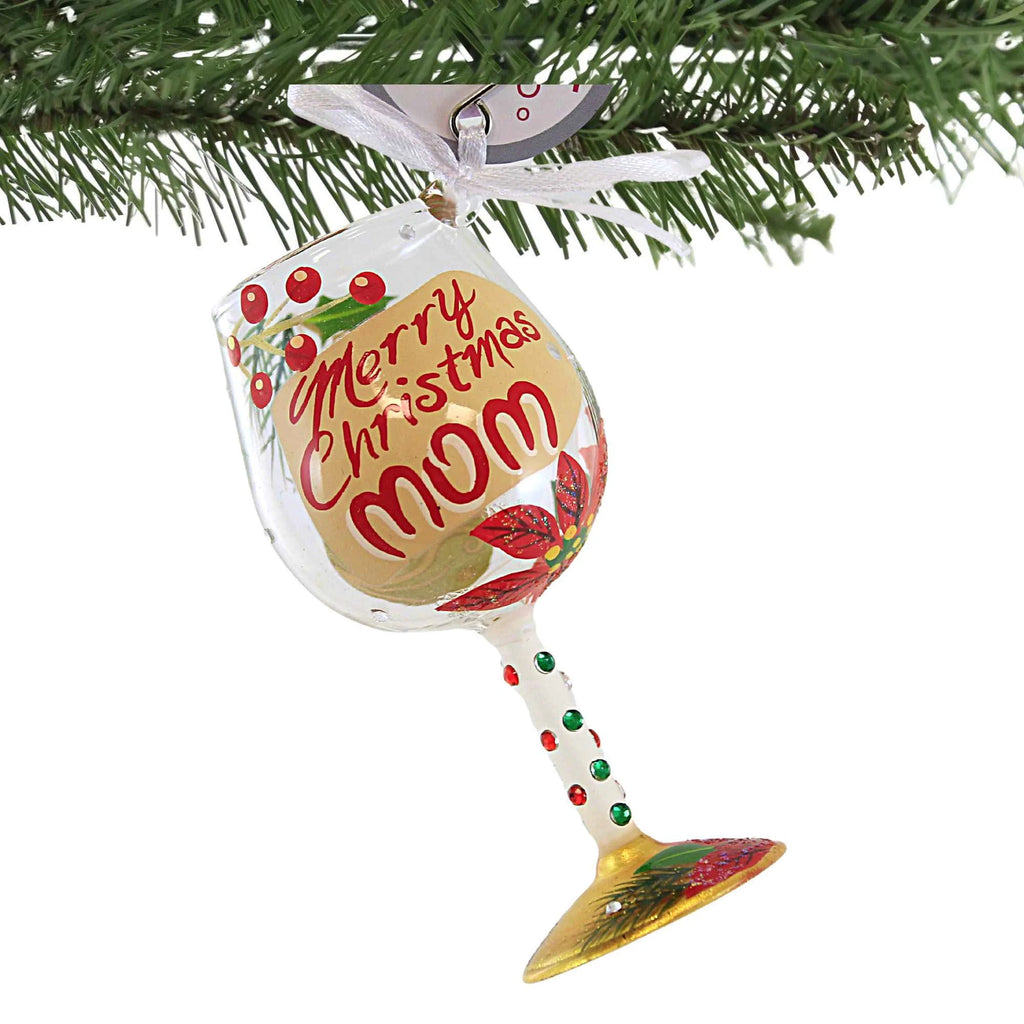Hand Painted Glass Ornament D8884