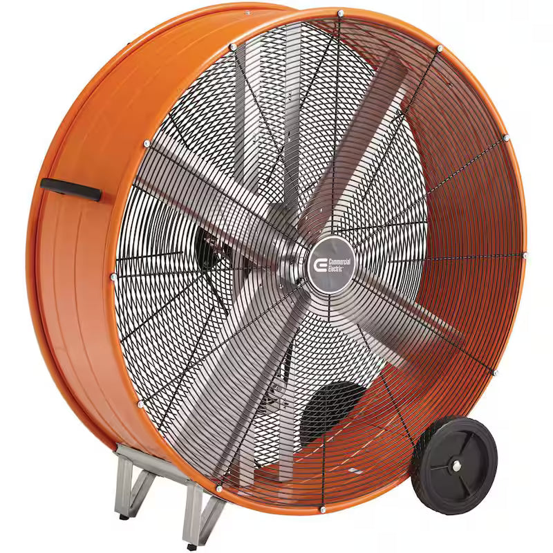 Heavy Duty 2-Speed Belt Drive Drum Fan I561