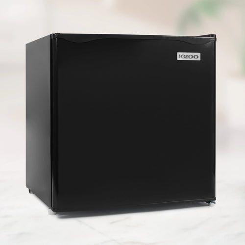 1.6 Cu Ft Black Refrigerator Freezer D329