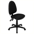 Black Mid-Back Task Office Chair W82287
