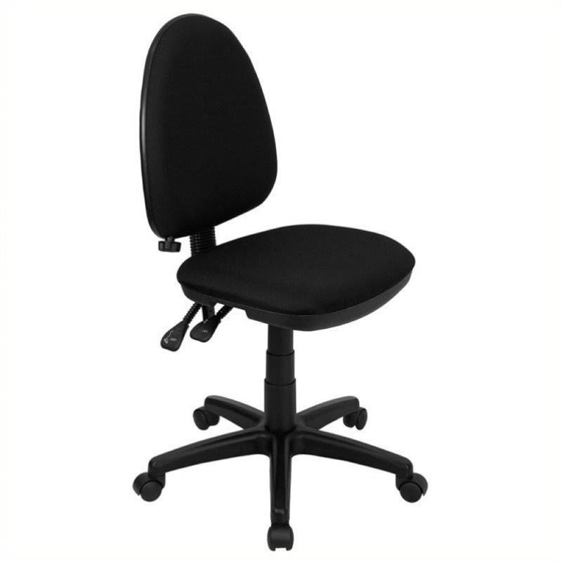 Black Mid-Back Task Office Chair W82287
