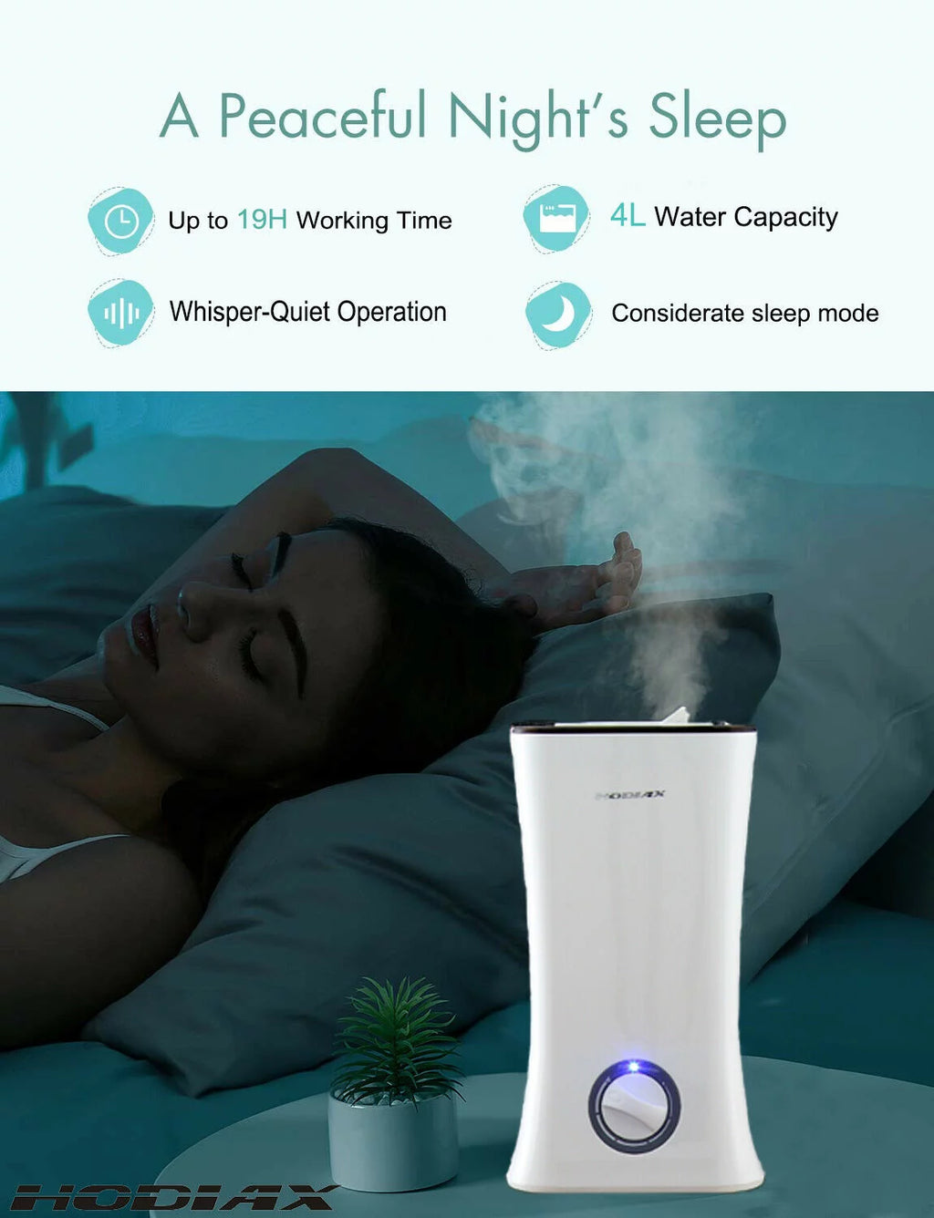4L Cool Mist Ultrasonic Humidifier J989271