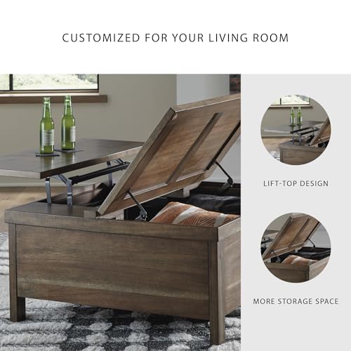 Lift Top Coffee Table with Storage V81058