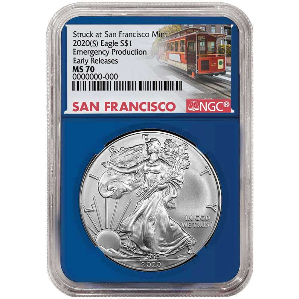 2020 $1 American Silver Eagle K463512