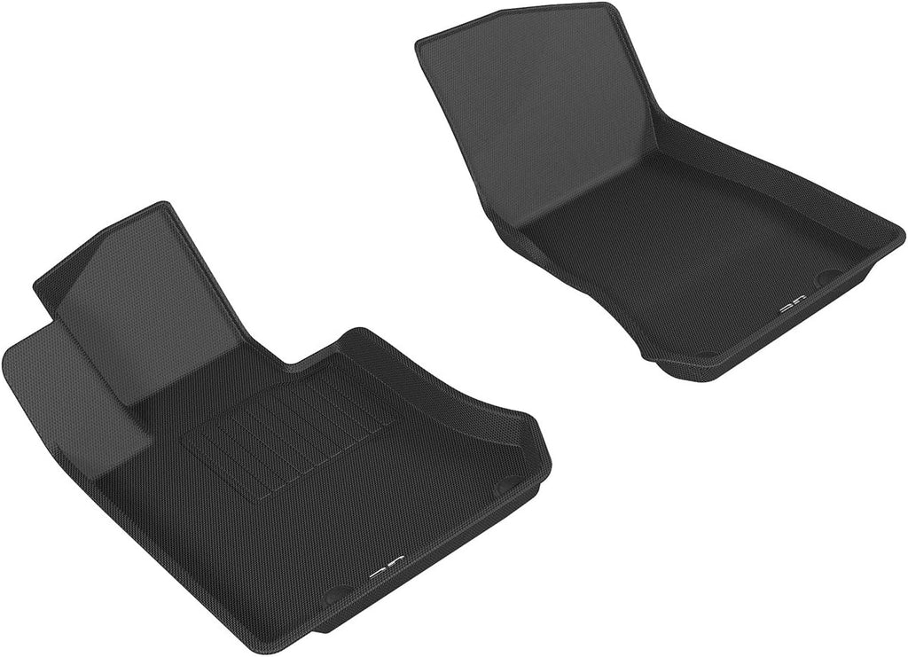 All-Weather Floor Mats Car Floor Liners 1st & 2nd Row Black E4907