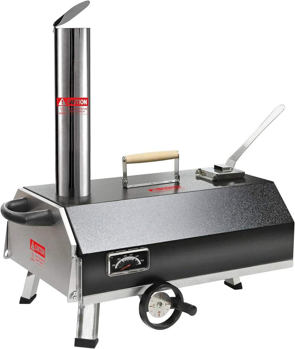 12" Portable Wood Fired Pizza Oven with Carry Bag O99583