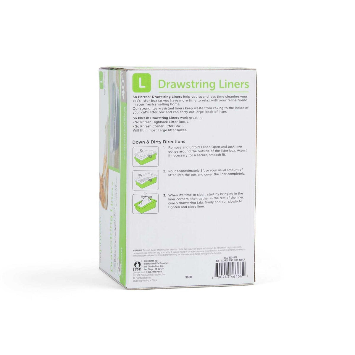 Drawstring Liners for Highback Boxes Z536