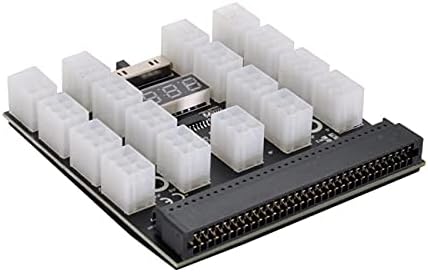 1200W Server PSU Power Supply Breakout Board Adapter with 17 Ports ATX 6 Pin Q63464