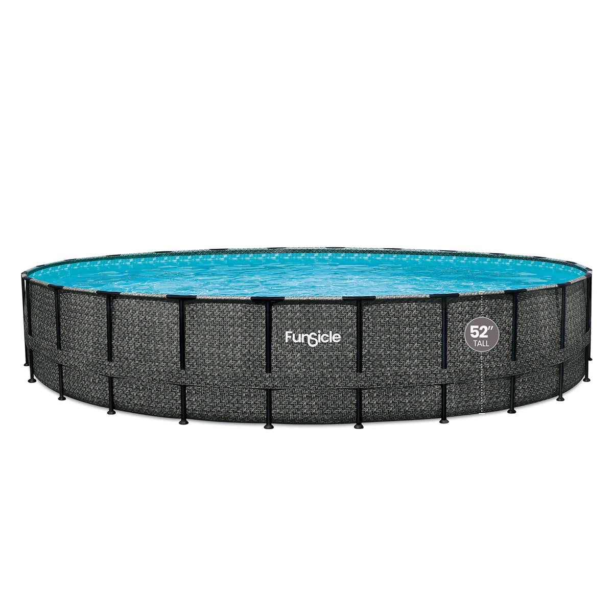 24' x 52" Round Above Ground Swimming Pool Q7522