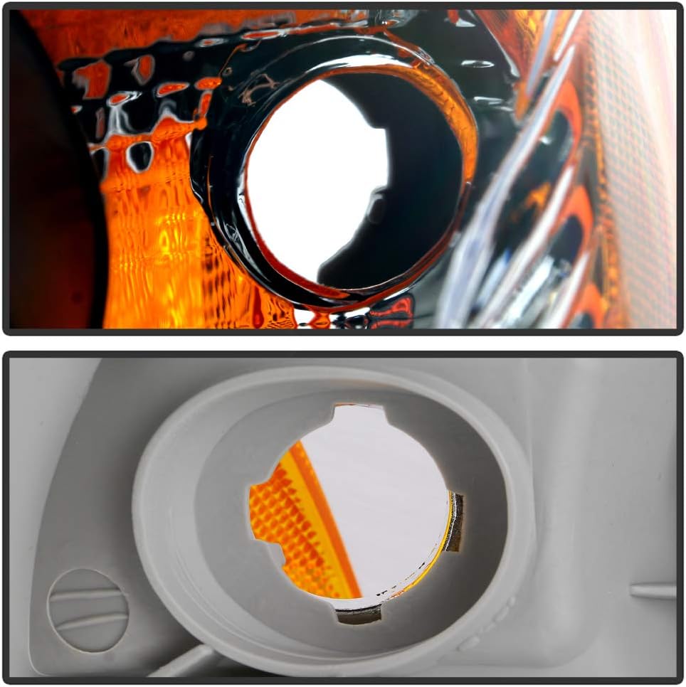 Black Replacement Headlights Driver + Passenger Side M2387