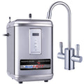Digital Hot Water Dispenser 1300W with Brushed Nickel 2 Handle Faucet L696