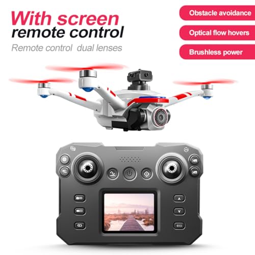 Kids Drone with Screen Display Remote Control, 1080P Dual Camera, LED Lights N147128