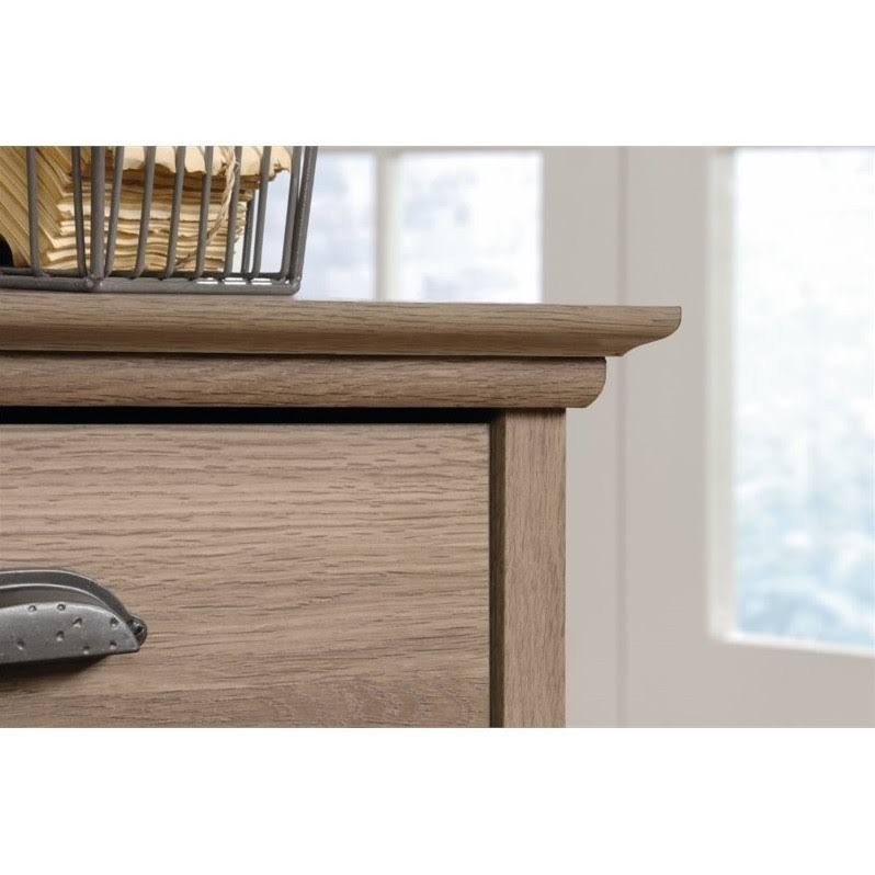 Salt Oak 2 Piece Desk and File Cabinet Set R996