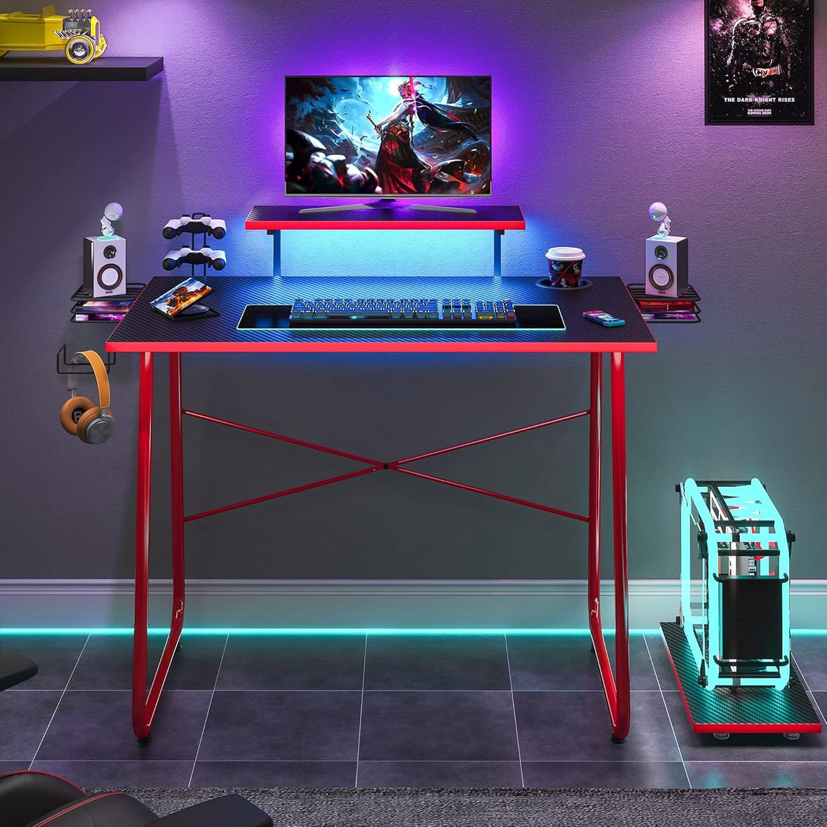 51 Computer Desk with LED Light Y37711