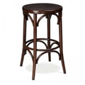 Brown 30 in. High Backless Aluminum Stool I78037