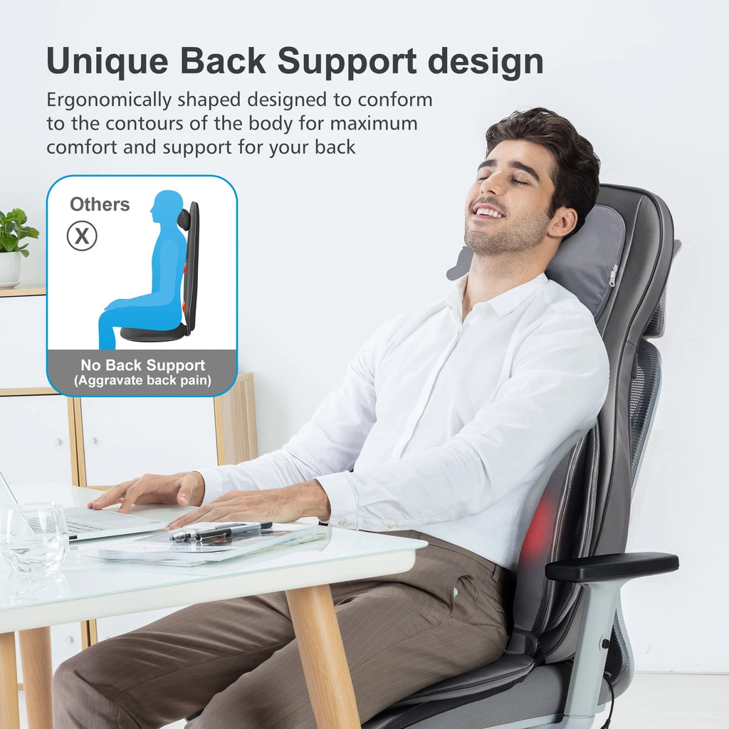 Electric Kneading Massage Chair Pad V9367