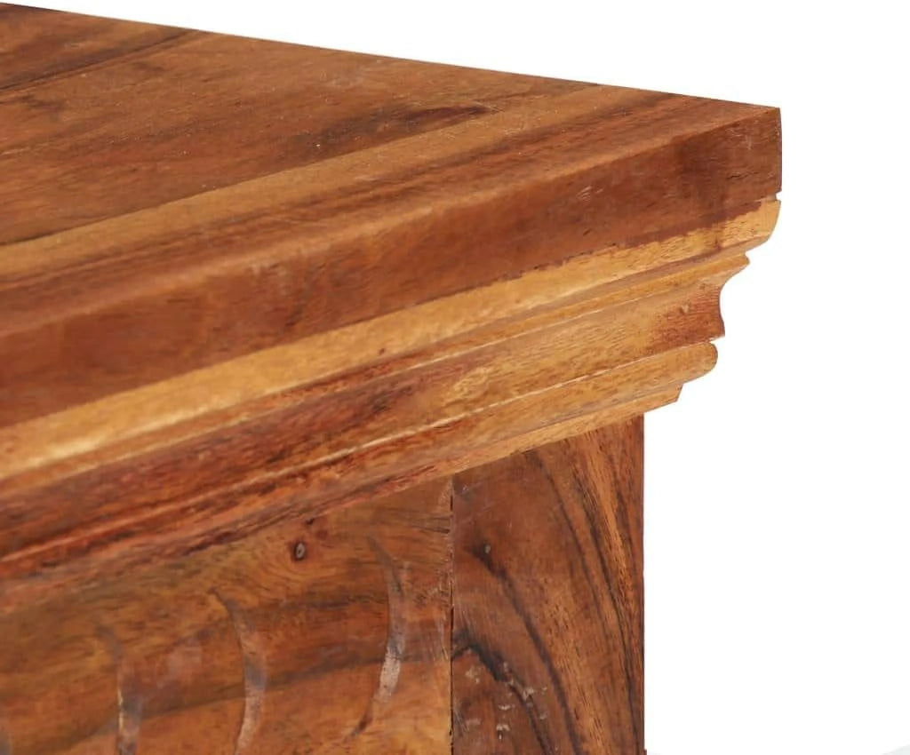 Solid Acacia Wood Sideboard Cabinet with 2 Drawers and 2 Doors U489