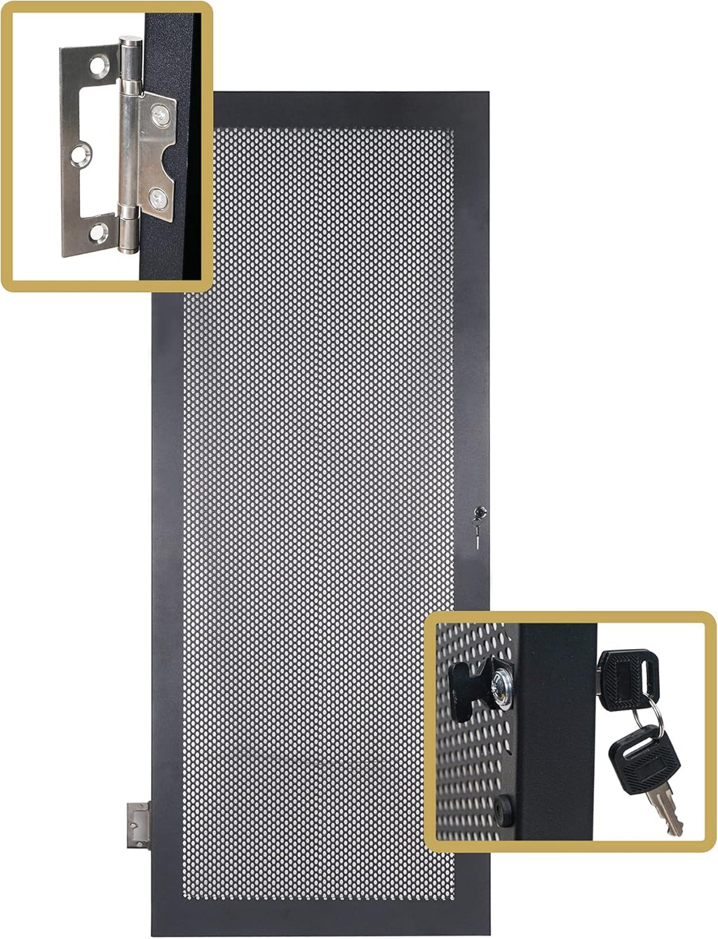 16U Steel Rack with Locking Casters V262922
