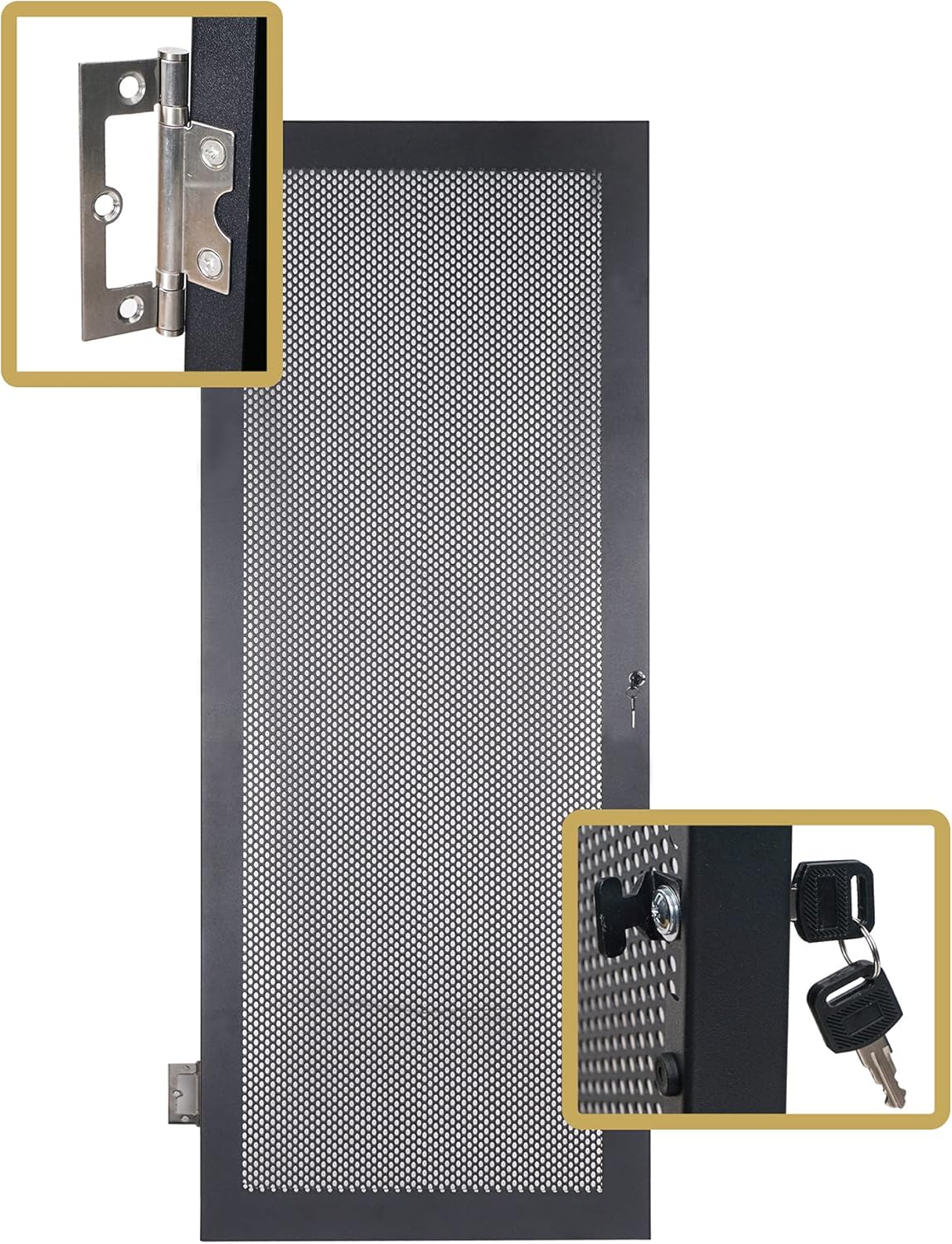 16U Steel Rack with Locking Casters V262922