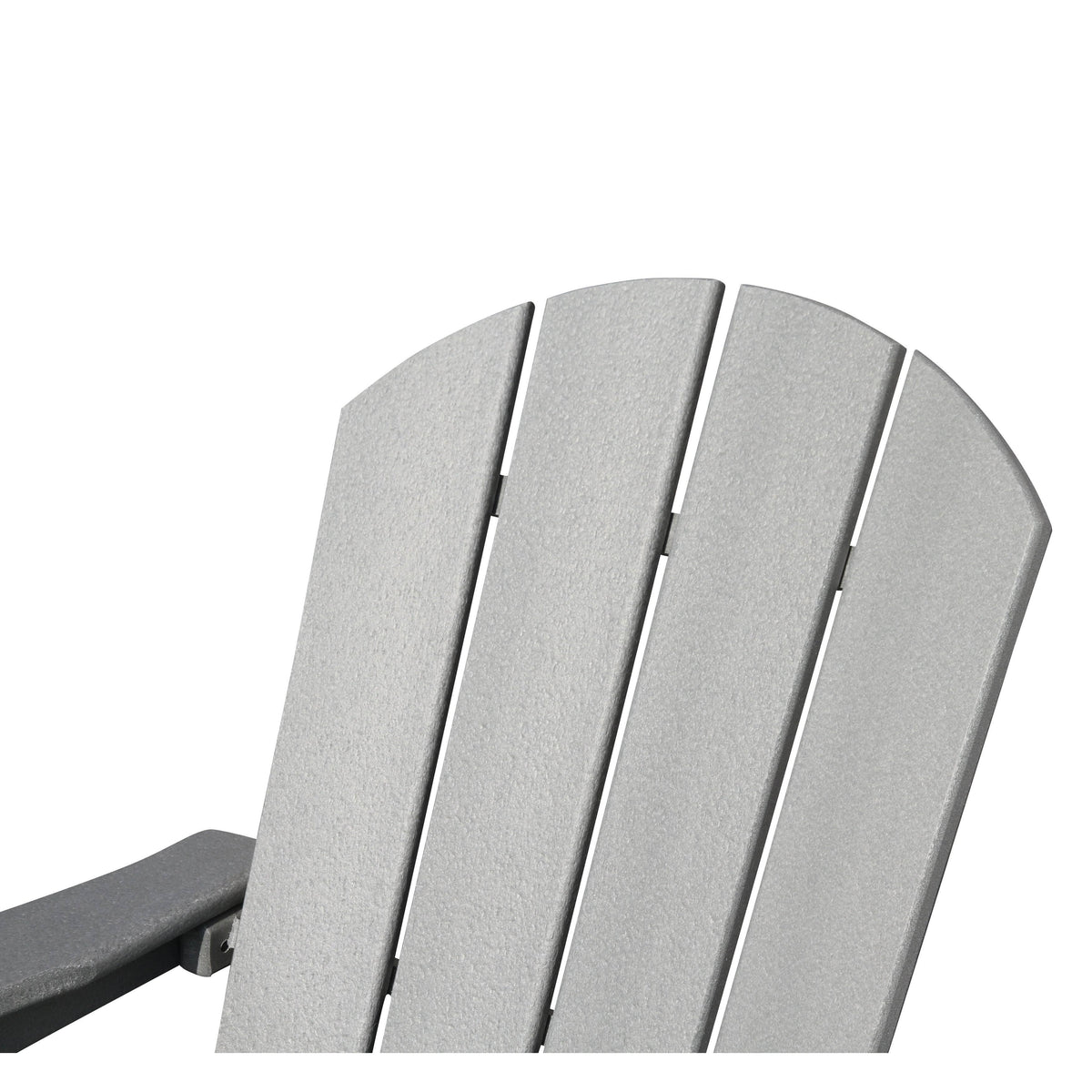 White Plastic Outdoor Adirondack Chair D525016