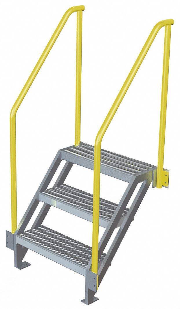 Aluminum Ladder 750 lb Load Cap. Serrated Tread U5799