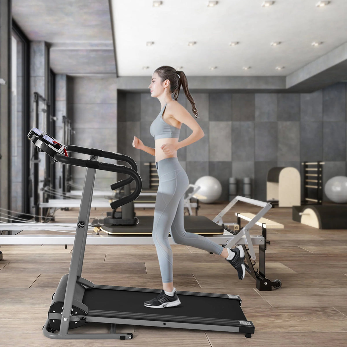1100W Folding Treadmill Y538171