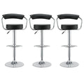 Black Bar Stool Set of 3 Y5819