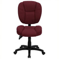 Burgundy Ergonomic Task Office Chair P1371