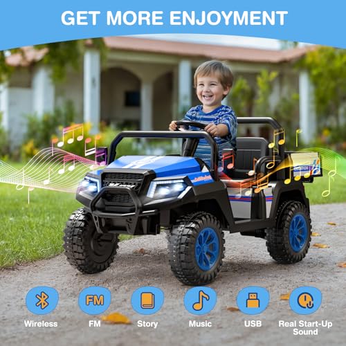 12V 2-Seater Ride on Car with Remote Control D68384