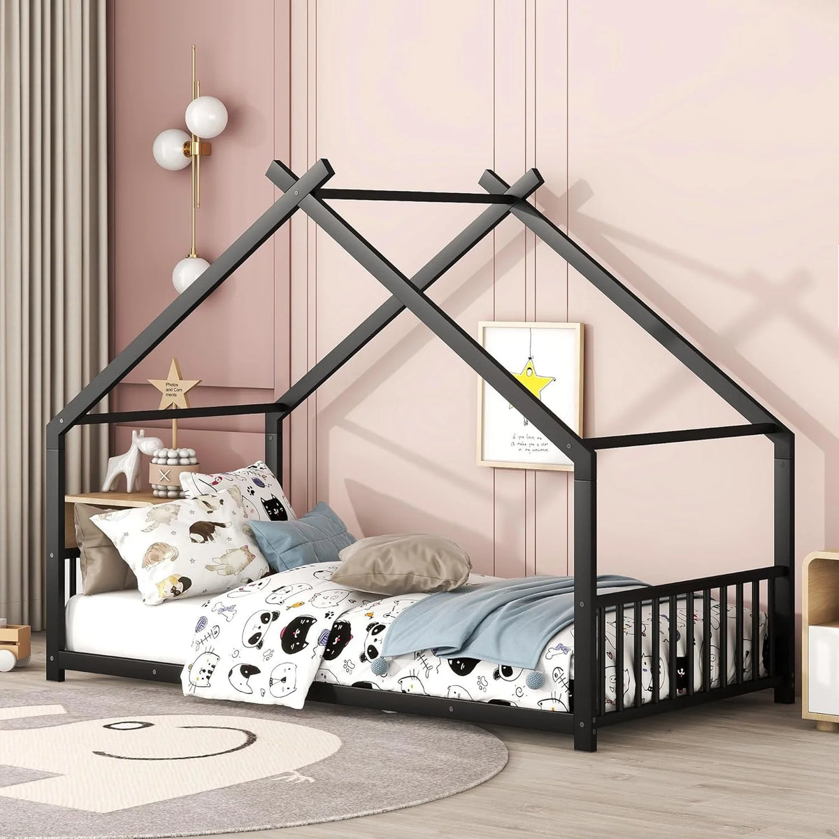 Black Bed Frame E6747