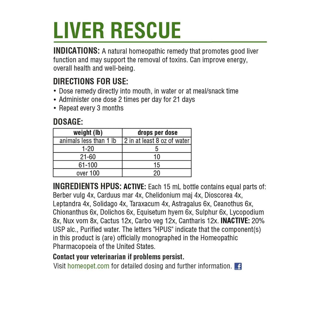 Liver Rescue Pet Supplies A650473