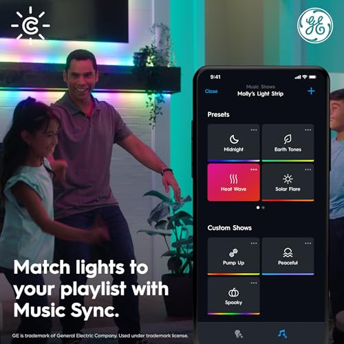 Smart LED Light Strip with Music Sync, Color Changing WiFi Lights, 16ft G4879